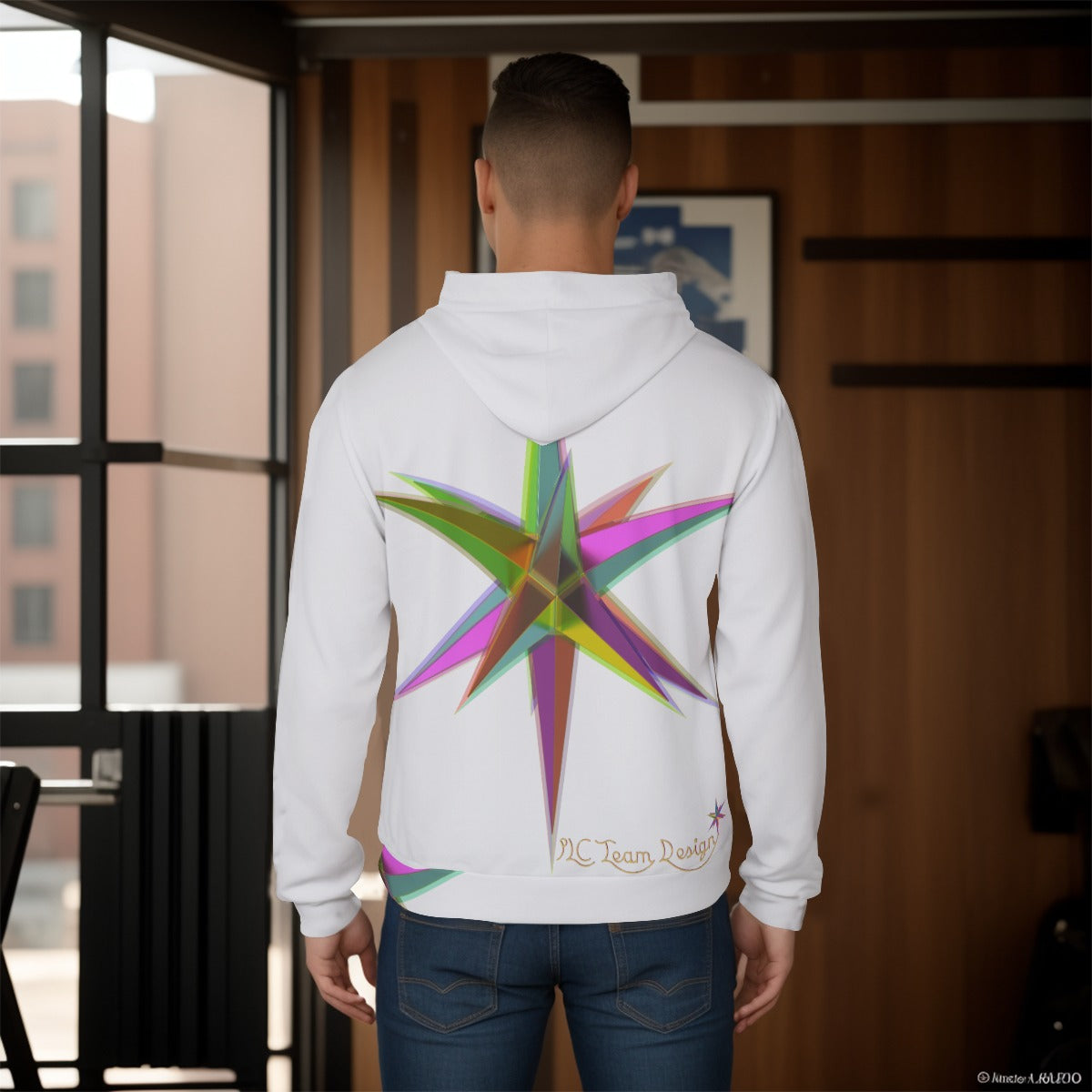 All-Over Print Men's Pullover Hoodie