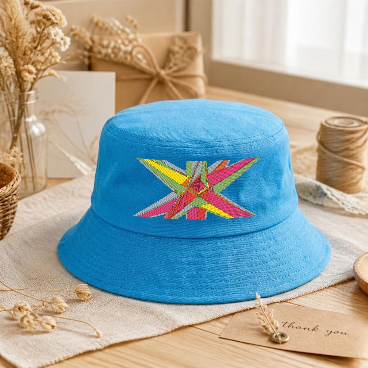 Embroidery Bucket Hat