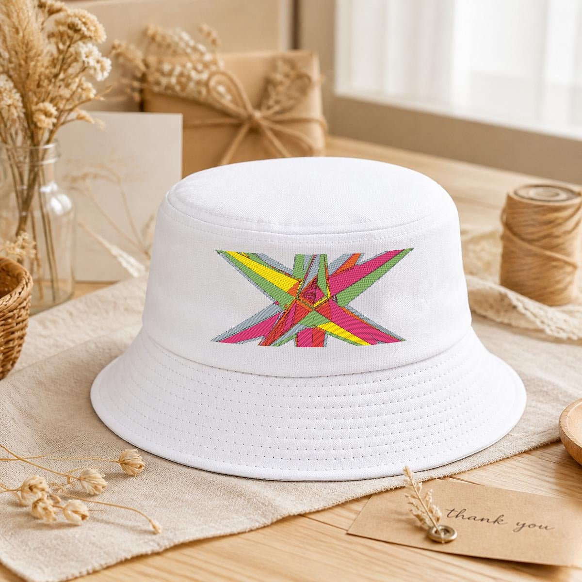 Embroidery Bucket Hat