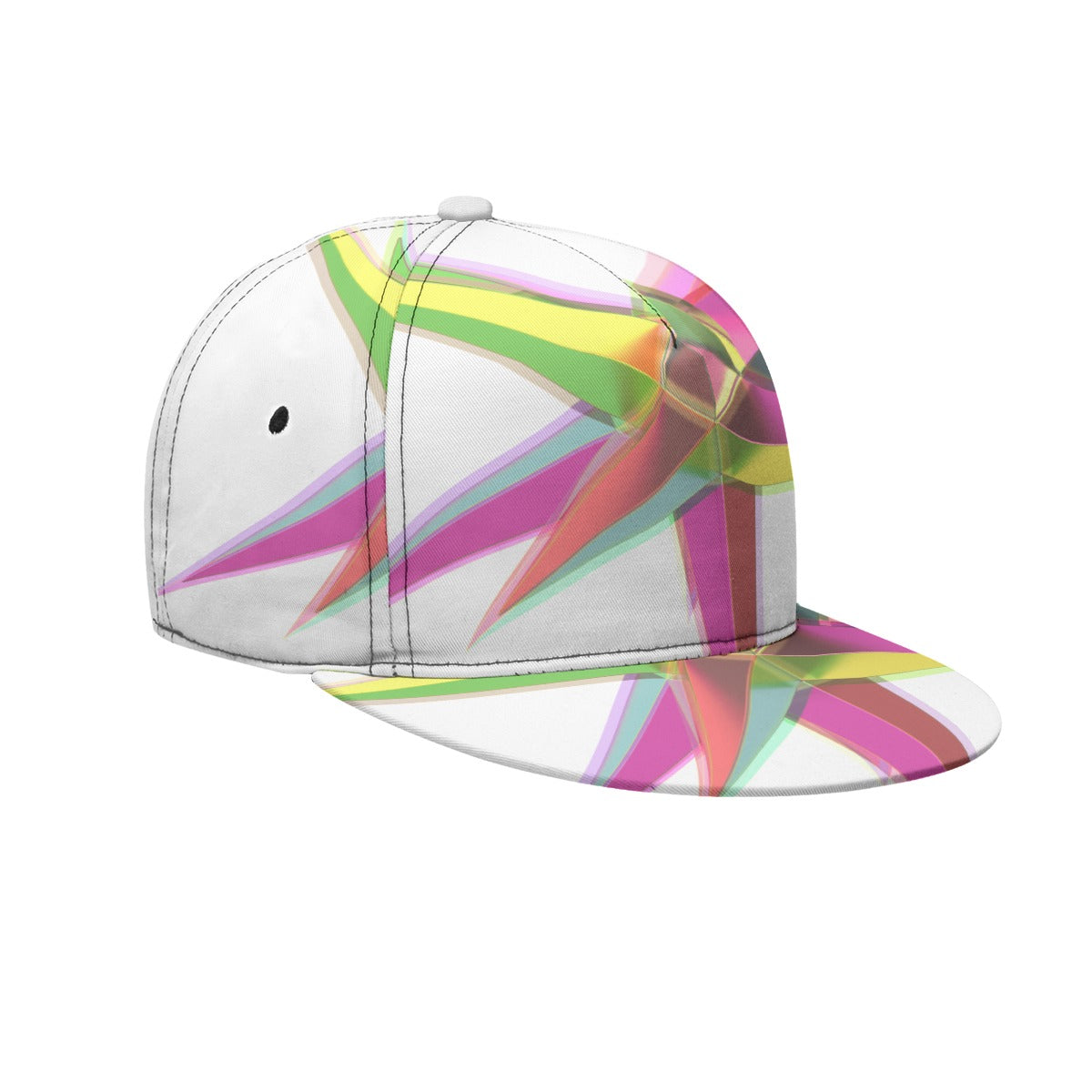 All-Over Print Flat-Brim Baseball Cap With Box