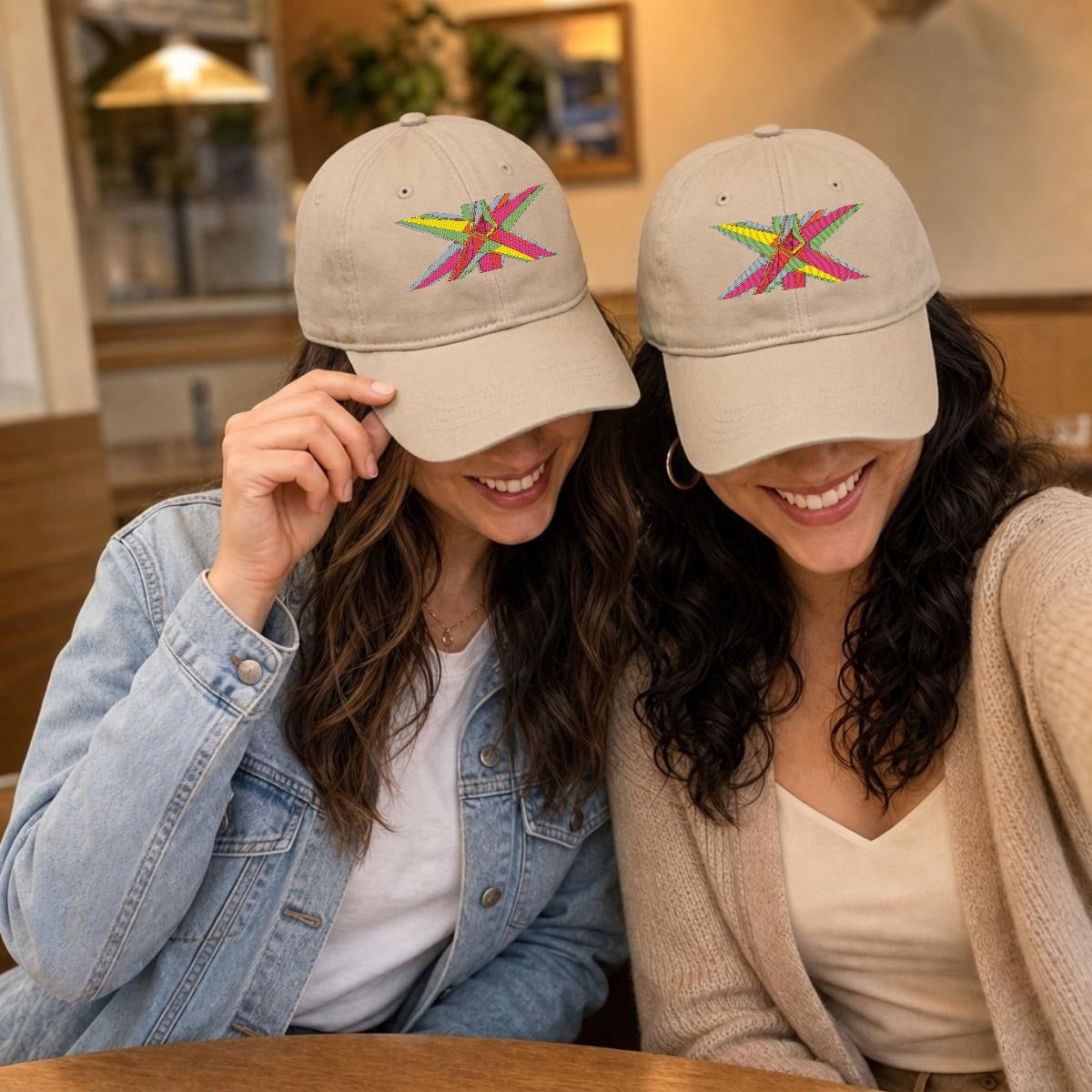 Embroidery Soft-Crown Flat Cap