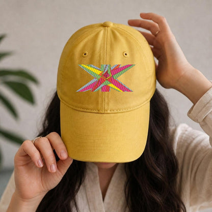 Embroidery Soft-Crown Flat Cap