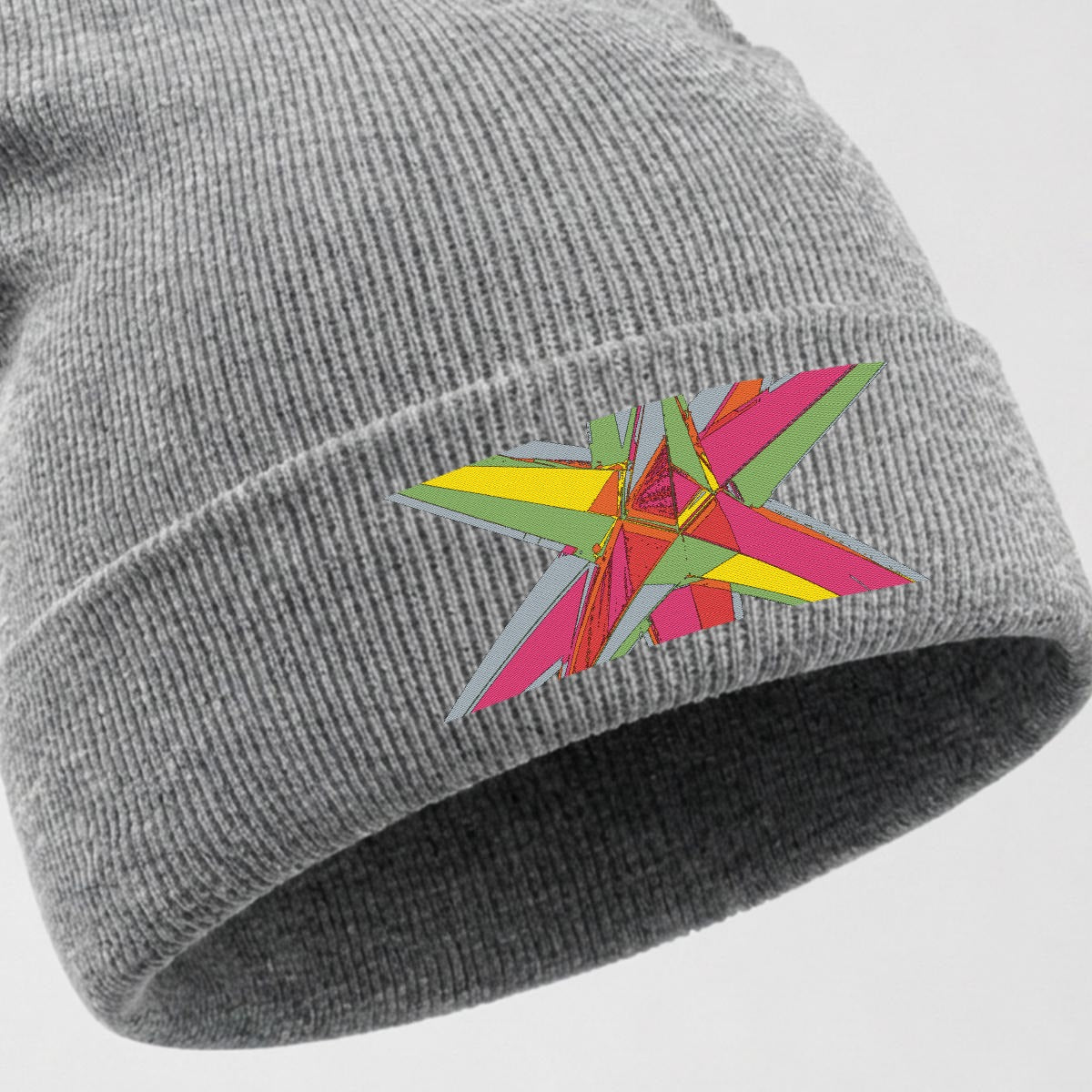 Embroidered Knit Beanie