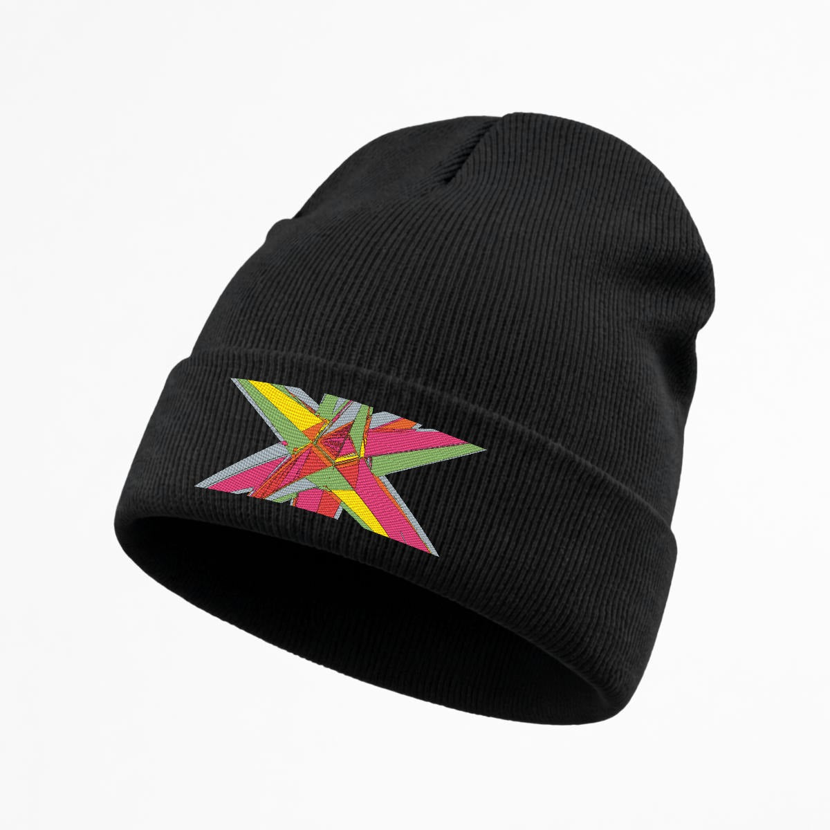 Embroidered Knit Beanie