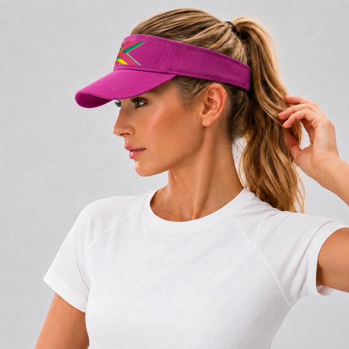 Embroidery Open-Top Visor