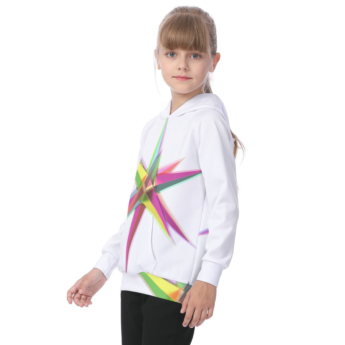 All-Over Print Kid's Raglan Pullover Hoodie