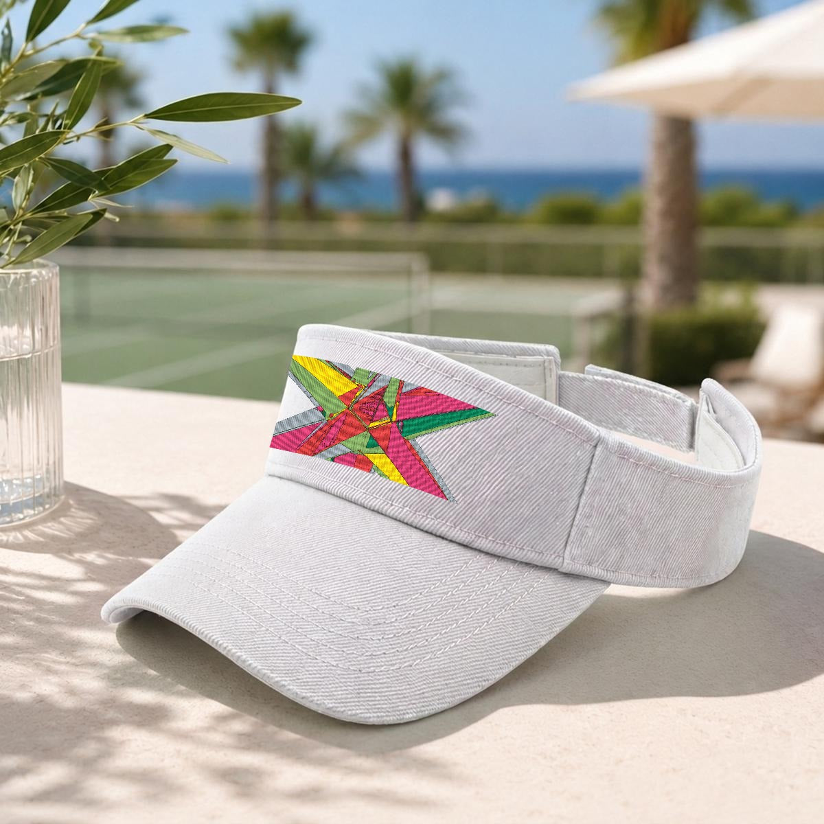 Embroidery Open-Top Visor