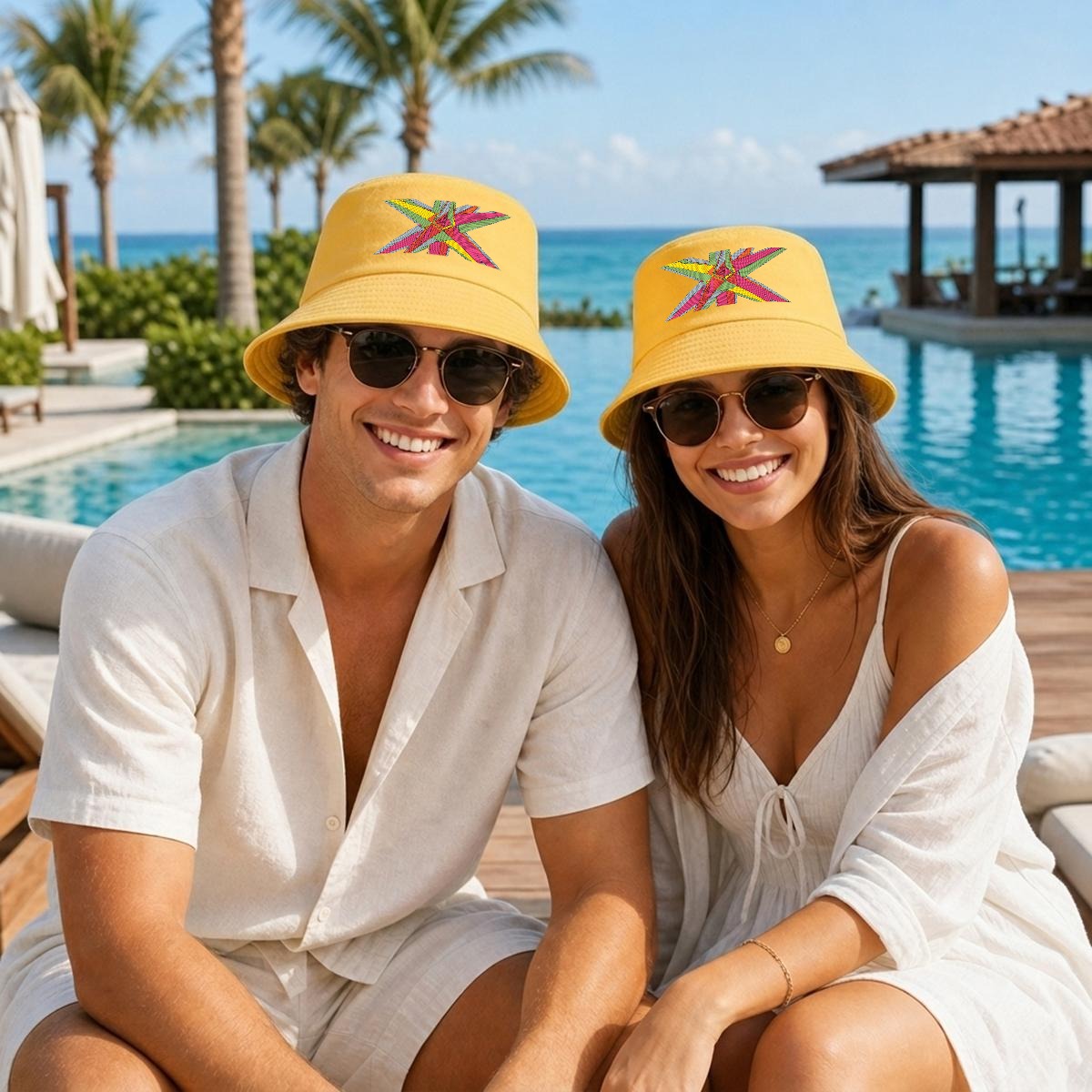 Embroidery Bucket Hat