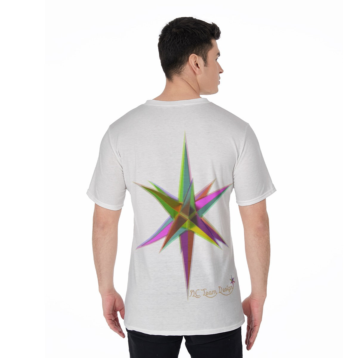 All-Over Print V-Neck T-Shirt