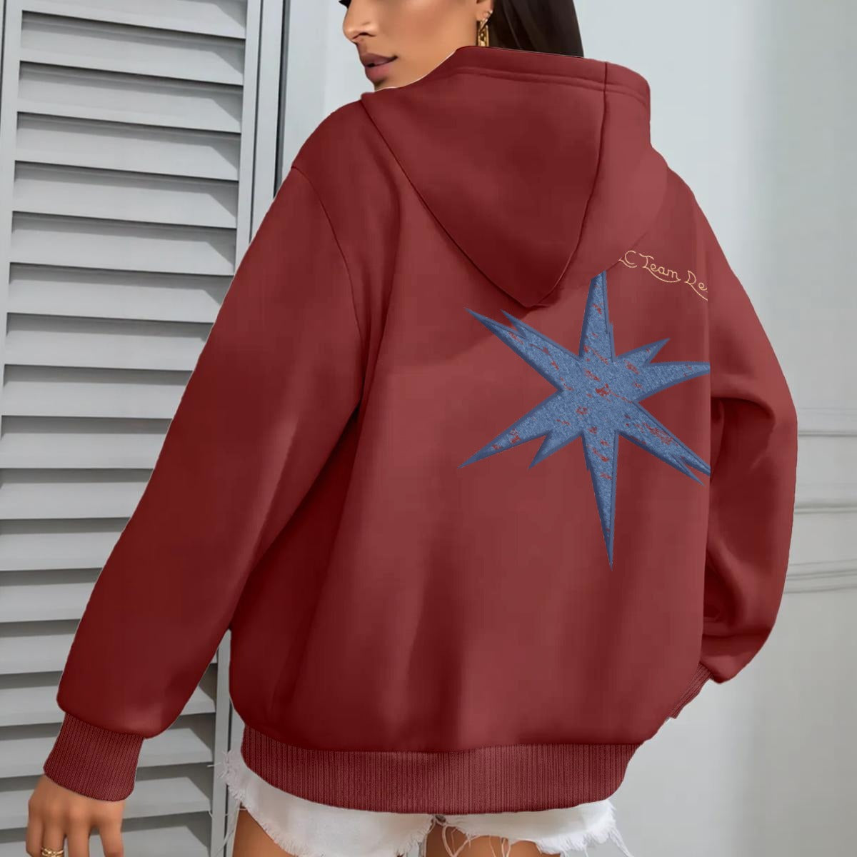 Women's Oversize Hoodie With Fleece |DTF