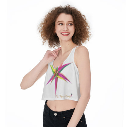 All-Over Print Crop-Tank Top