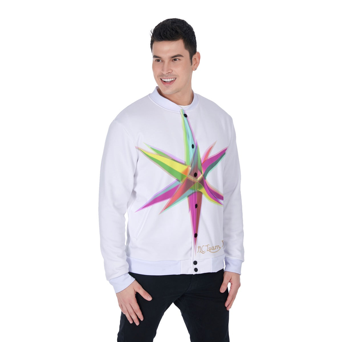 All-Over Print Men's Baseball Jacket