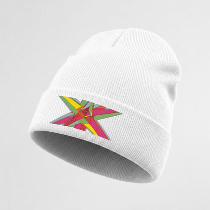 Embroidered Knit Beanie