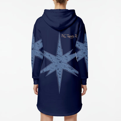 Women’s Hoodie Dress With Fleece|DTF