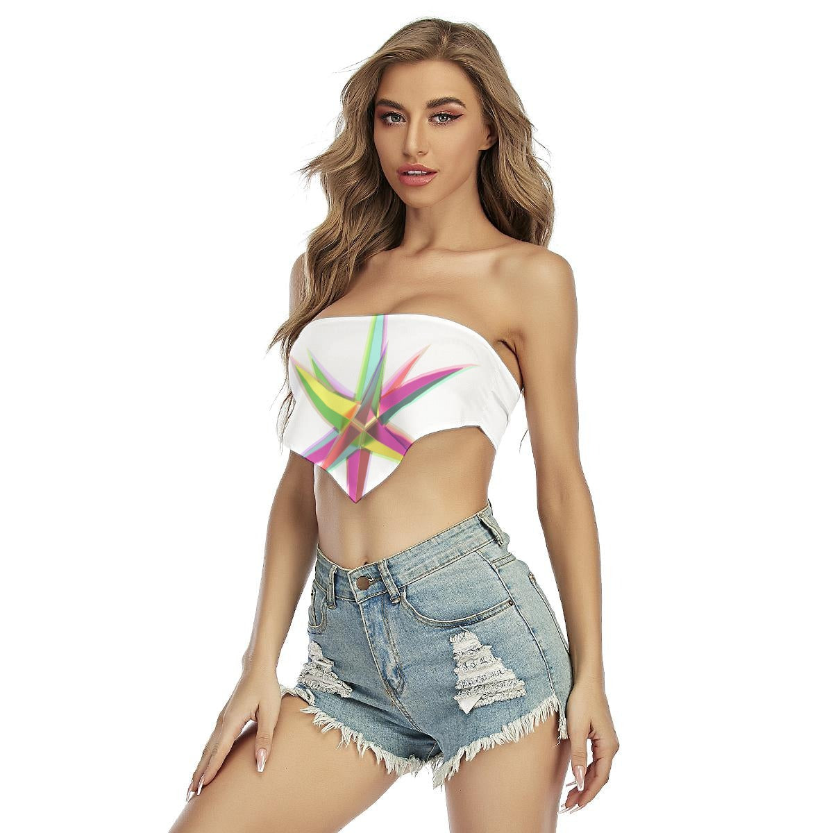 All-Over Print Women's Triangle Tube Top