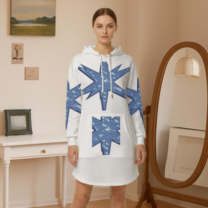 Women’s Hoodie Dress With Fleece|DTF