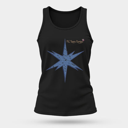 Women's Comfortable and Breathable Sports Tank Top Printed in USA|180GSM Front DTF
