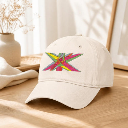 Embroidery Soft-Crown Flat Cap