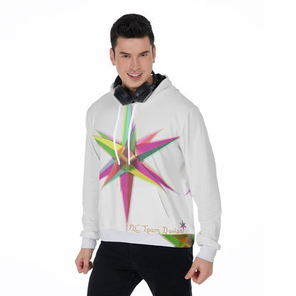 All-Over Print Men's Mirco Fleece Hoodie