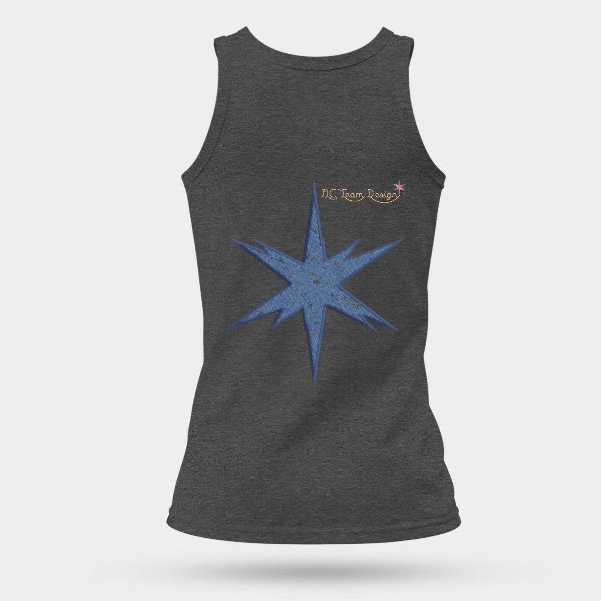 Women's Comfortable and Breathable Sports Tank Top Printed in USA|180GSM Back DTF