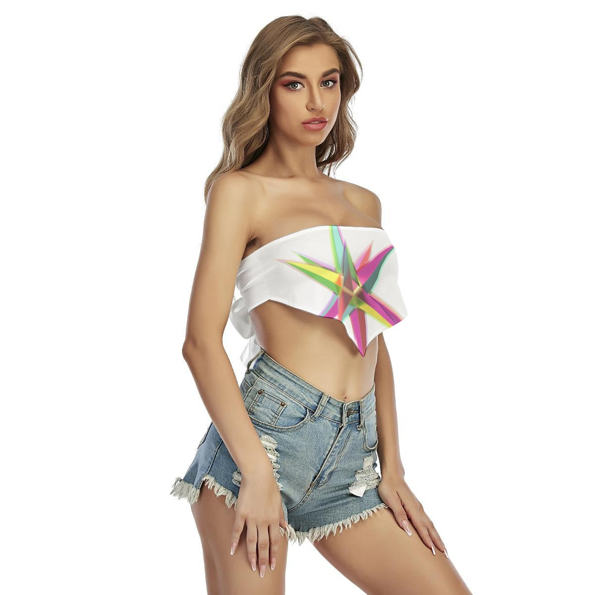 All-Over Print Women's Triangle Tube Top