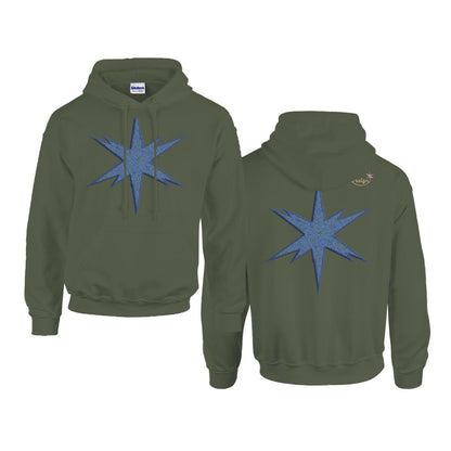Men's Hoodie Printed in USA |Gildan 18500  Double DTF