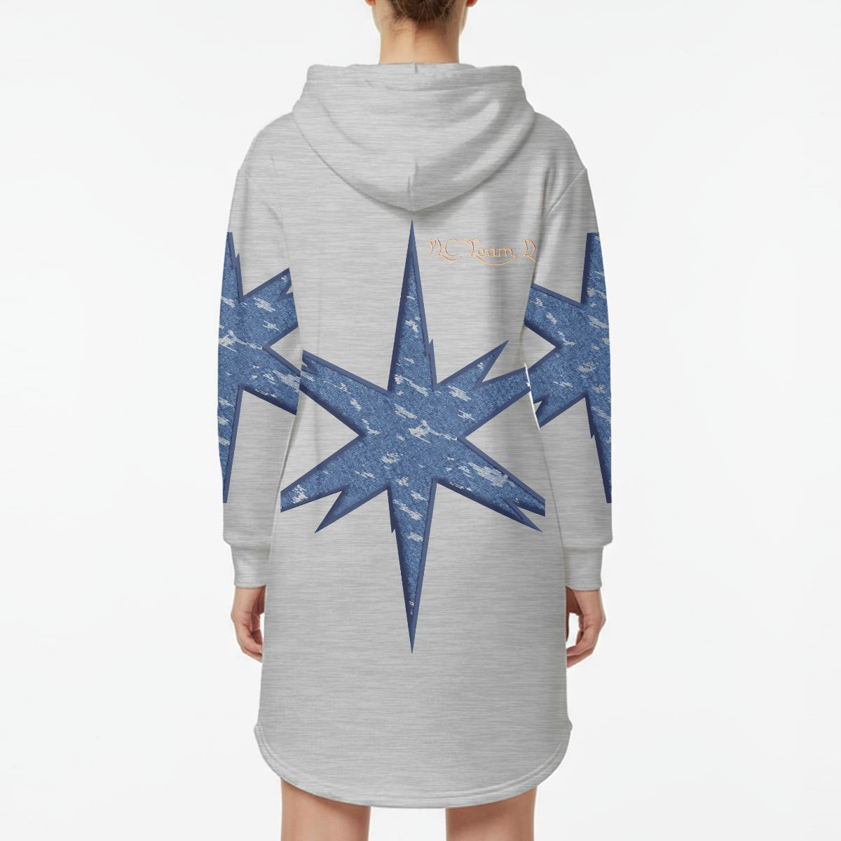 Women’s Hoodie Dress With Fleece|DTF