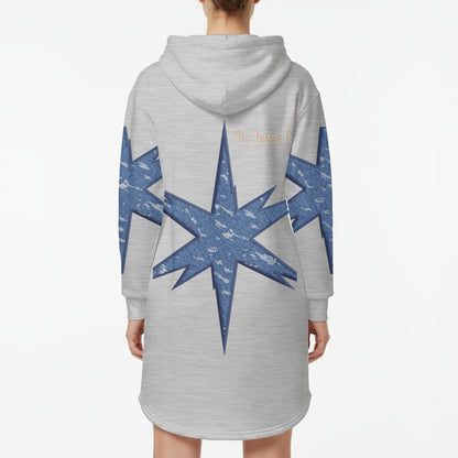 Women’s Hoodie Dress With Fleece|DTF