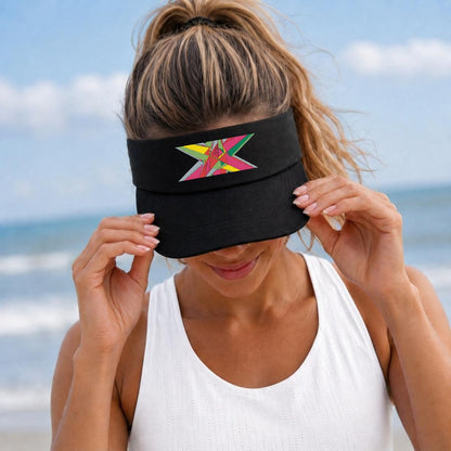 Embroidery Open-Top Visor