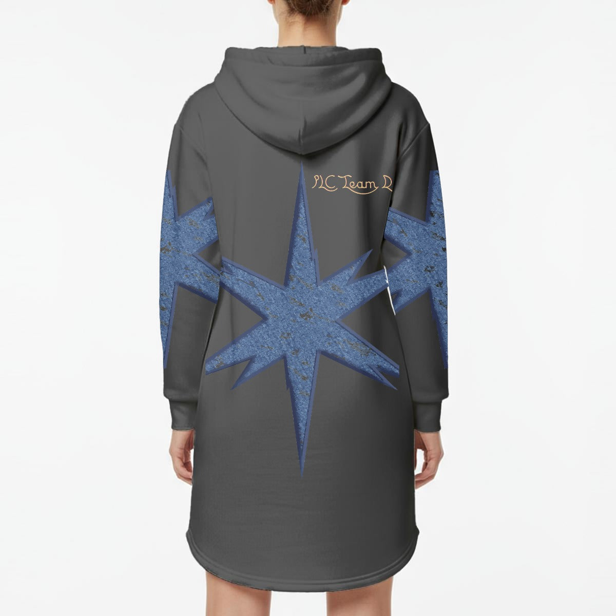 Women’s Hoodie Dress With Fleece|DTF