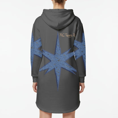 Women’s Hoodie Dress With Fleece|DTF