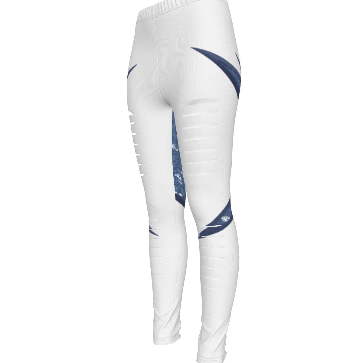 All-Over Print Women's Ripped Leggings