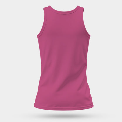 Women's Comfortable and Breathable Sports Tank Top Printed in USA|180GSM Back DTF