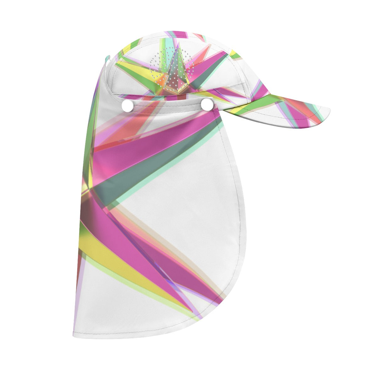 Sun Hat With Neck Flap