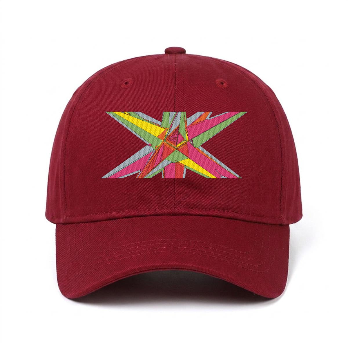 Embroidery Soft-Crown Flat Cap