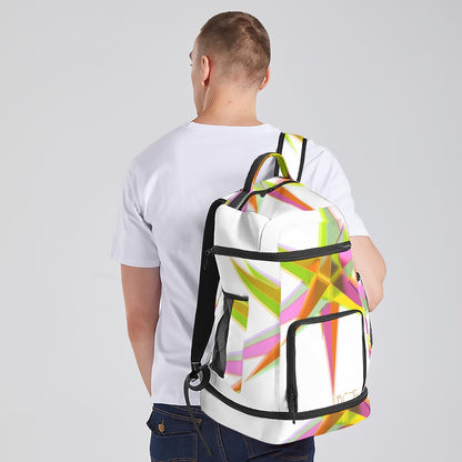 All-Over Print Multifunctional Backpack
