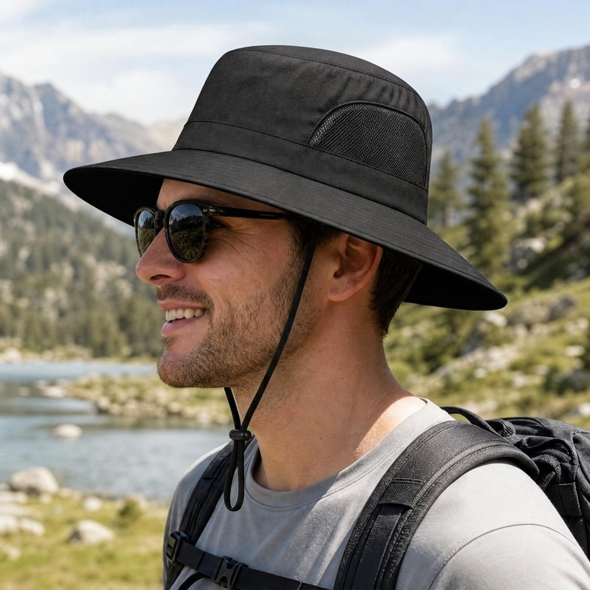 UPF 50+ Wide Brim Outdoor Sun Hat