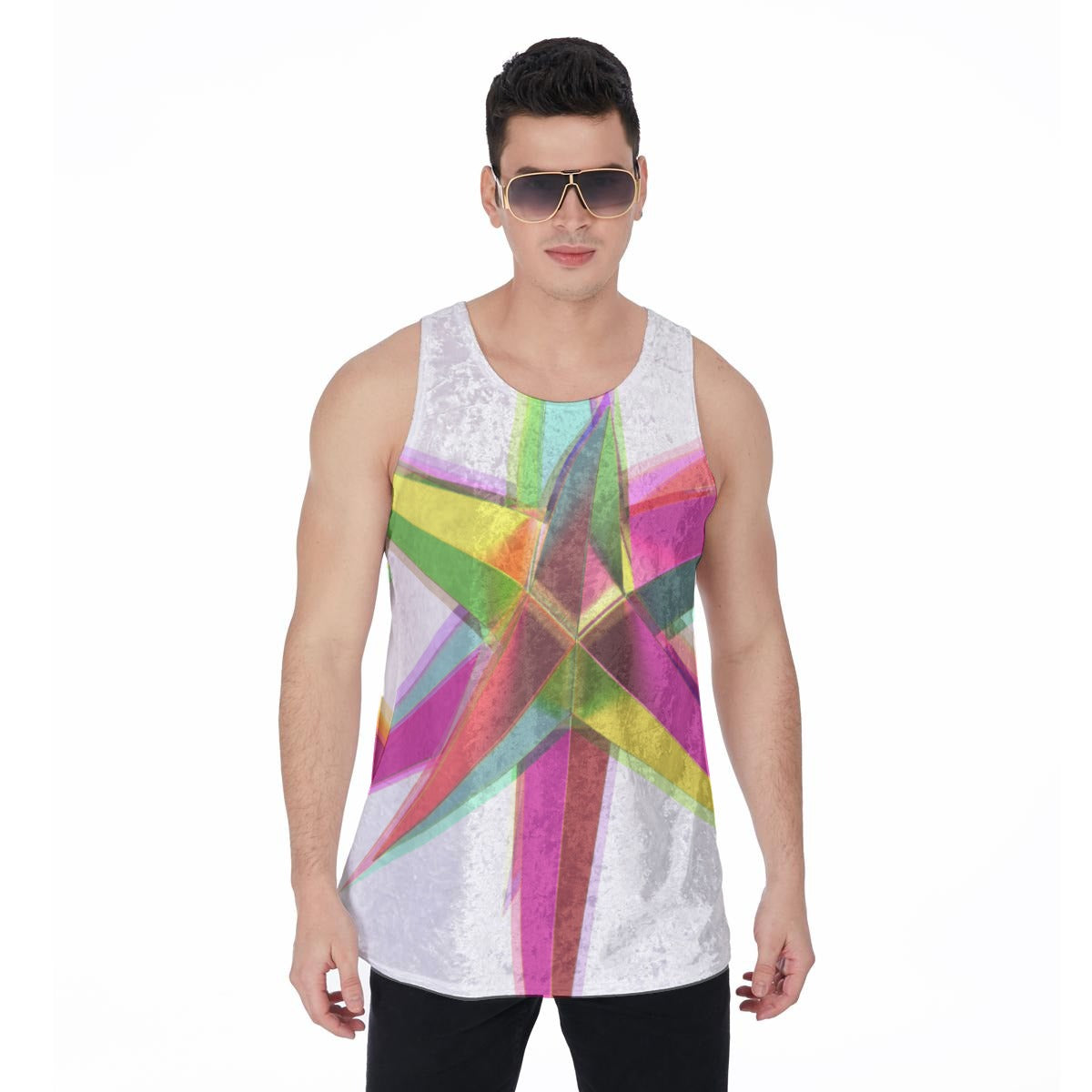 All-Over Print Men's Tank Top | Velvet