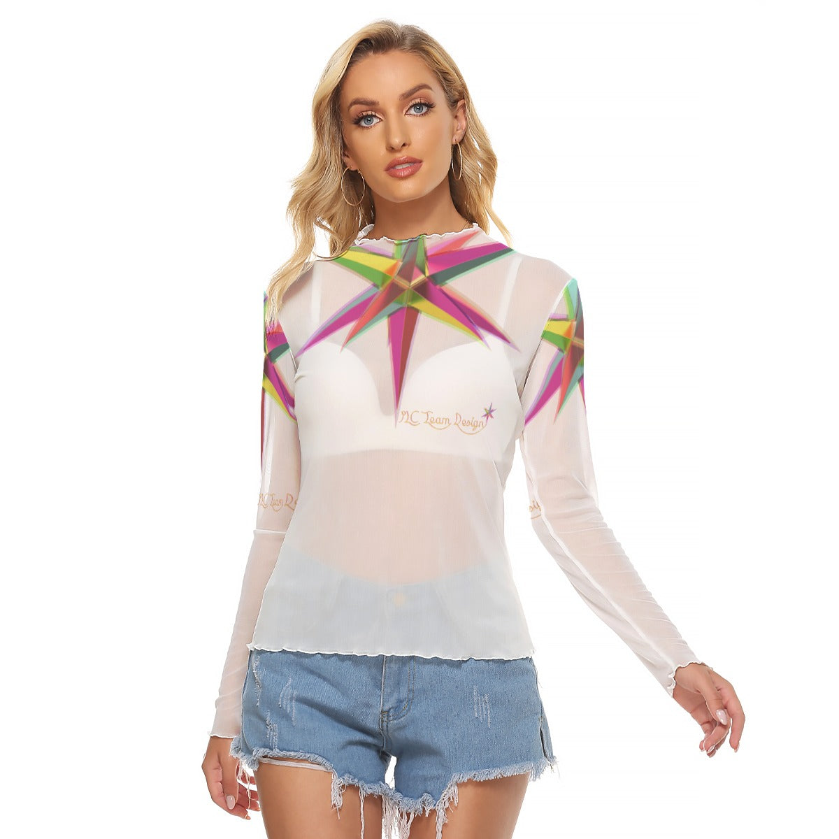 All-Over Print Women's Mesh T-shirt