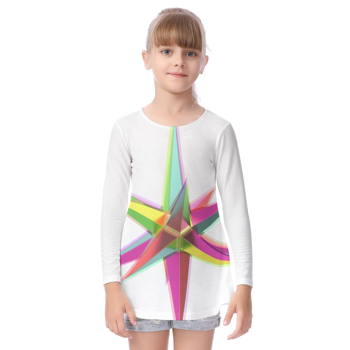 All-Over Print Kid's Long Sleeve O-neck T-shirt