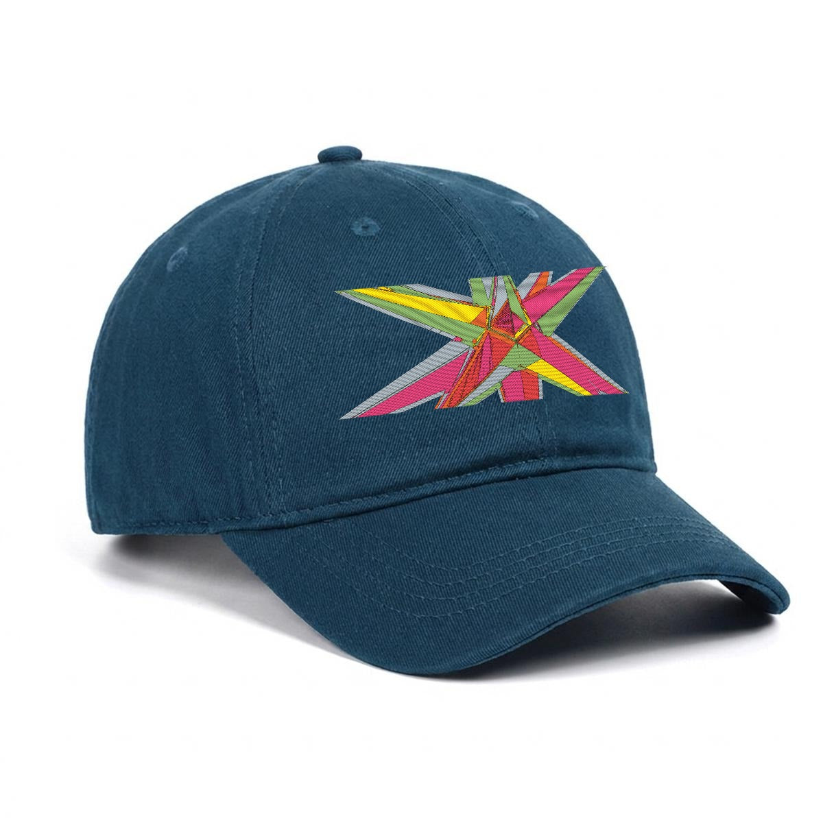 Embroidery Soft-Crown Flat Cap
