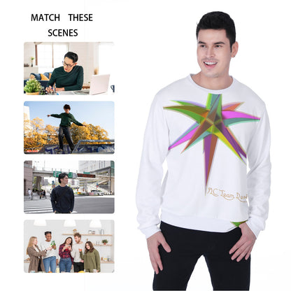 All-Over Print Men's Heavy Fleece Sweatshirt