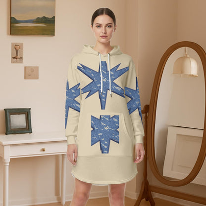 Women’s Hoodie Dress With Fleece|DTF