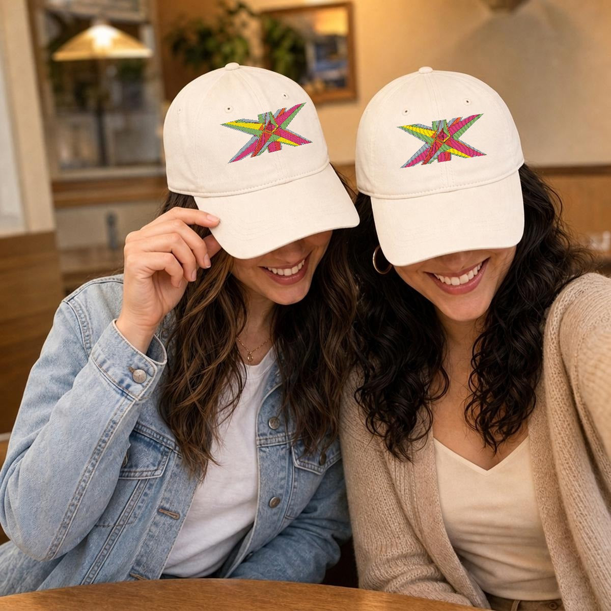Embroidery Soft-Crown Flat Cap