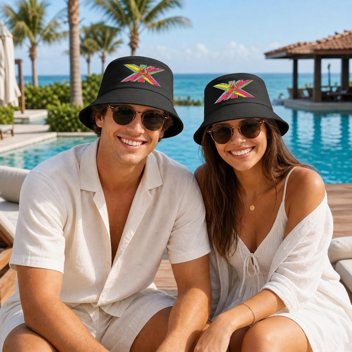 Embroidery Bucket Hat