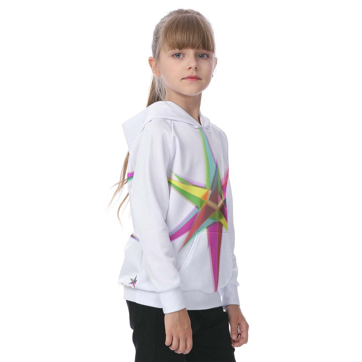 All-Over Print Kid's Raglan Pullover Hoodie