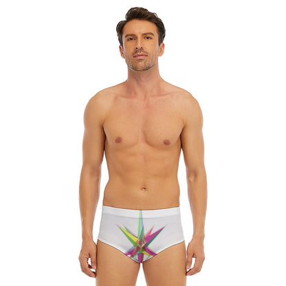 All-Over Print Men's Triangle Swim Trunks