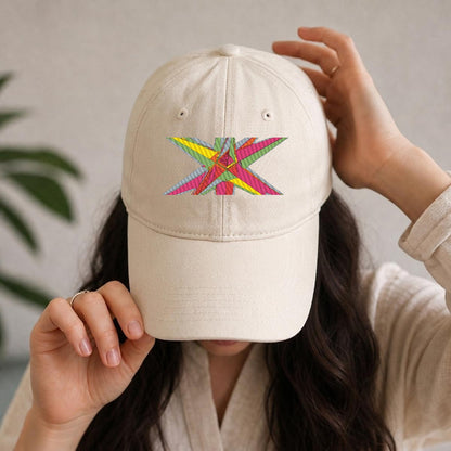 Embroidery Soft-Crown Flat Cap