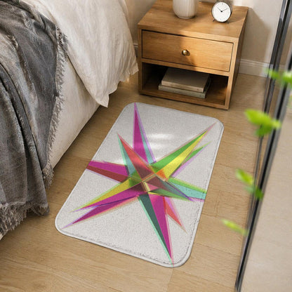 Rounded Diatom Mud Floor Mat Printed in Canada