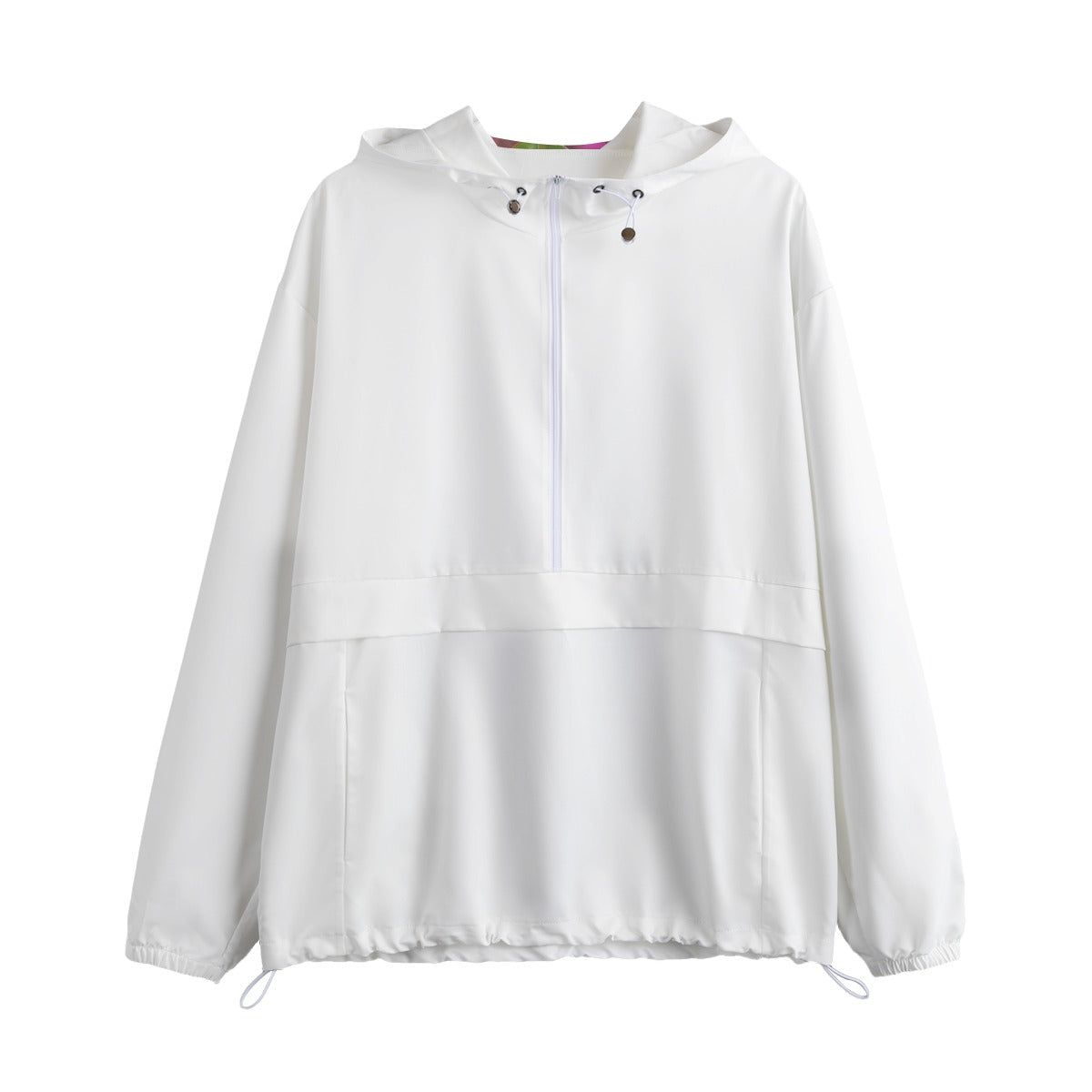 All-Over Print Unisex Pullover Jacket With Zipper Closure